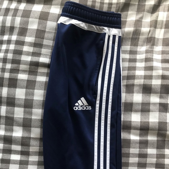 adidas Other - Blue Adidas Tri-Stripe Track Pants